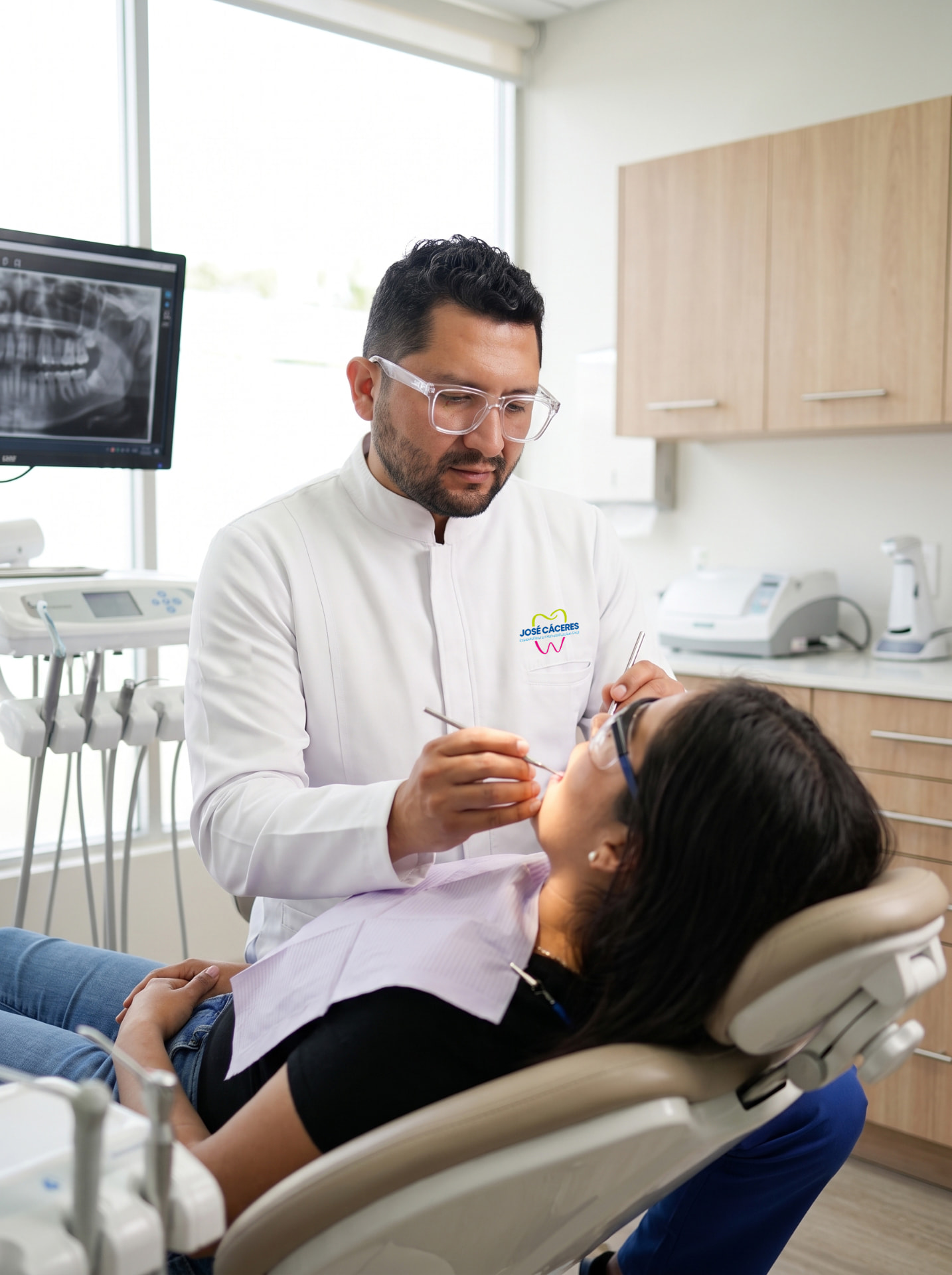 Atención odontológica a paciente